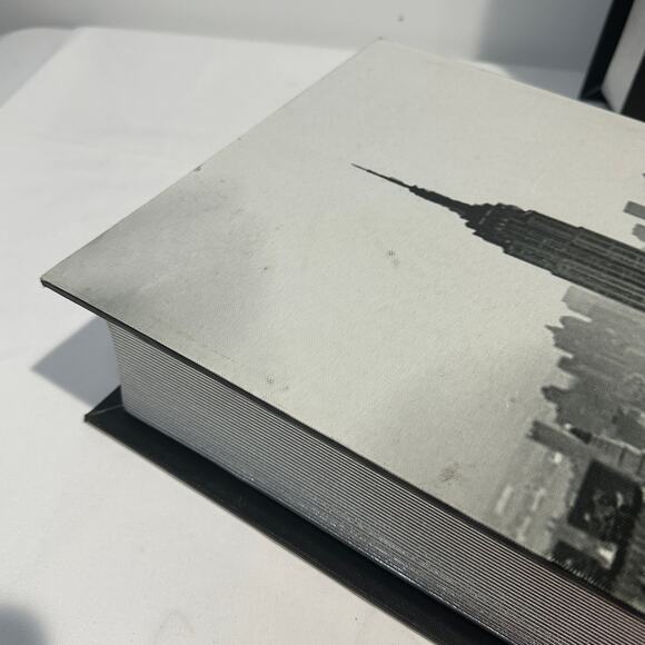 Set of 2 Large Storage Fake Books, New York, Paris 14" x 10.5" x 7.25" - Picture 8 of 11